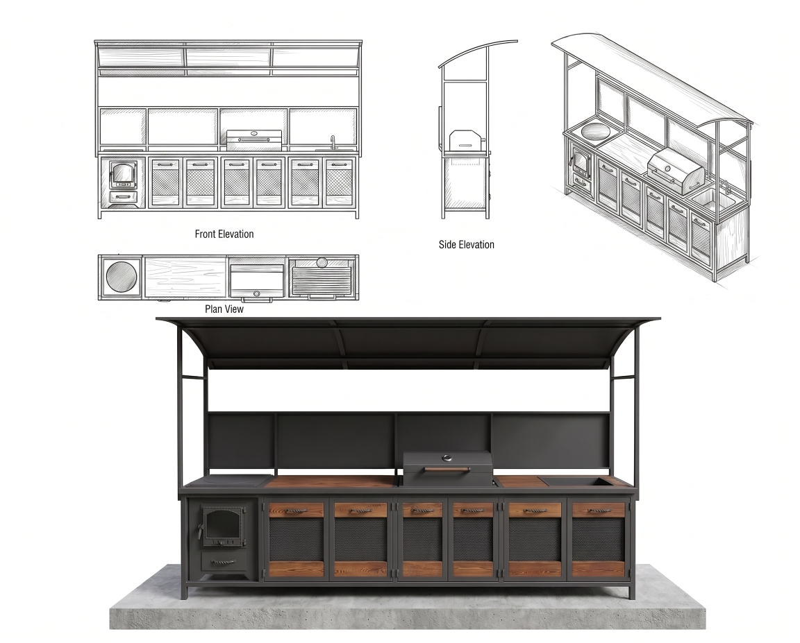BBQ Admiral (with roof)