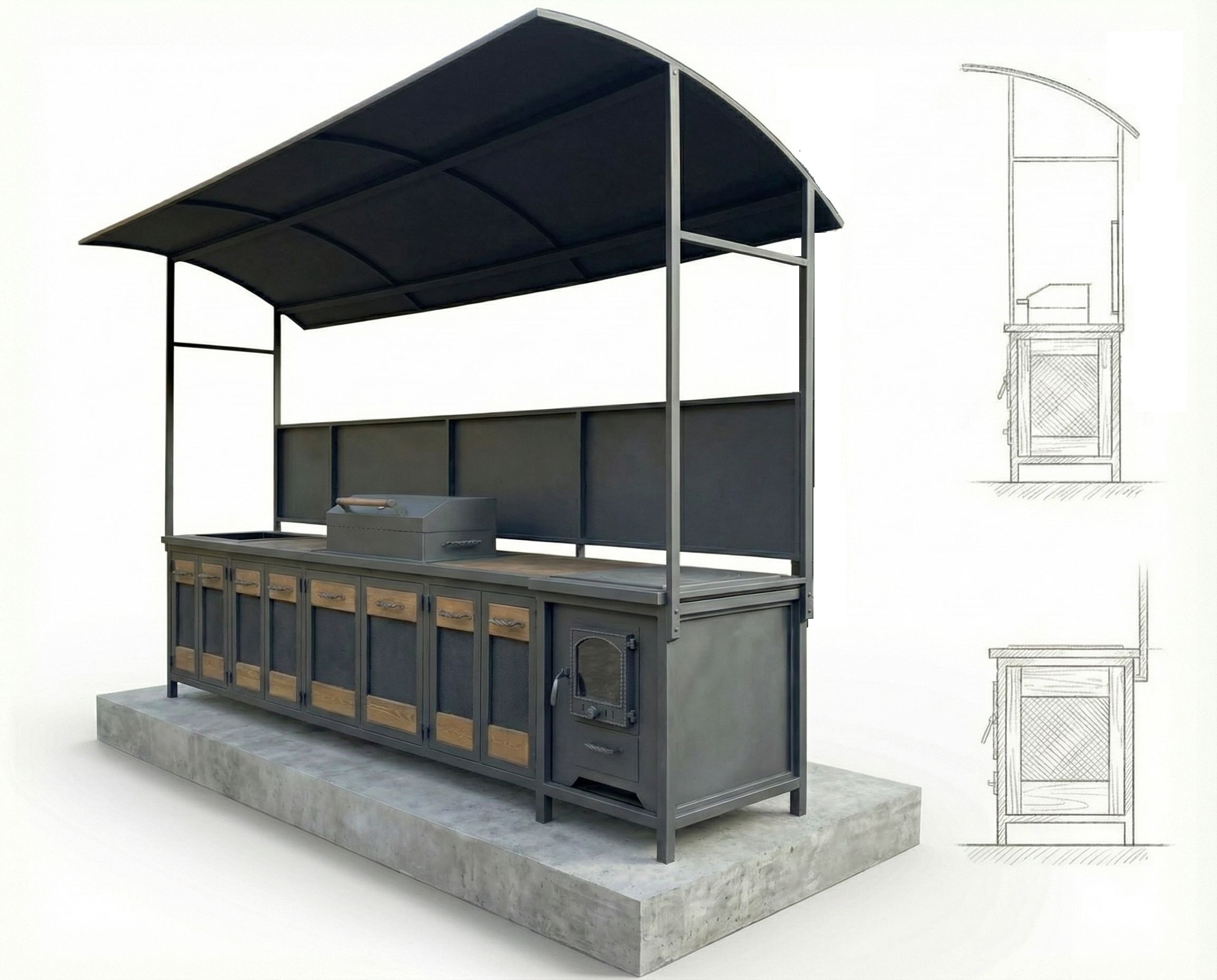 BBQ Captain (with roof) showcase image
