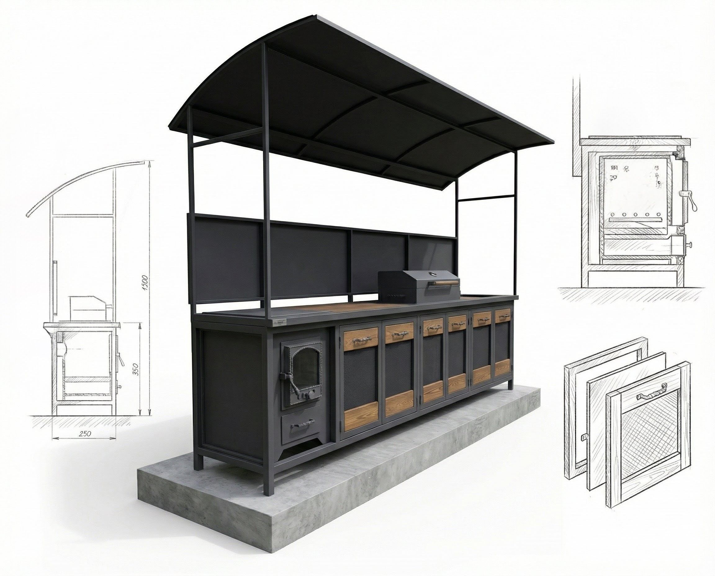 BBQ Admiral (with roof) showcase image