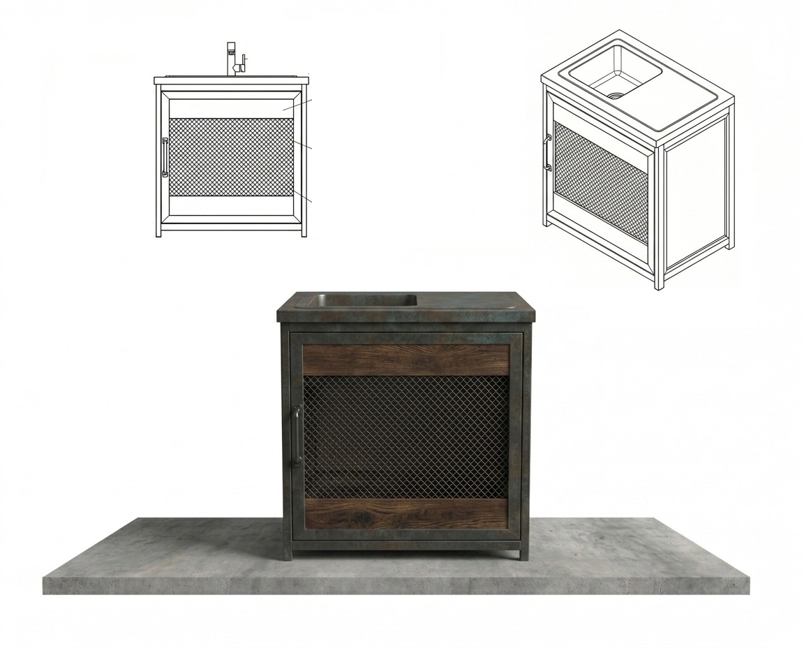 Multifunctional sink module (80x60)