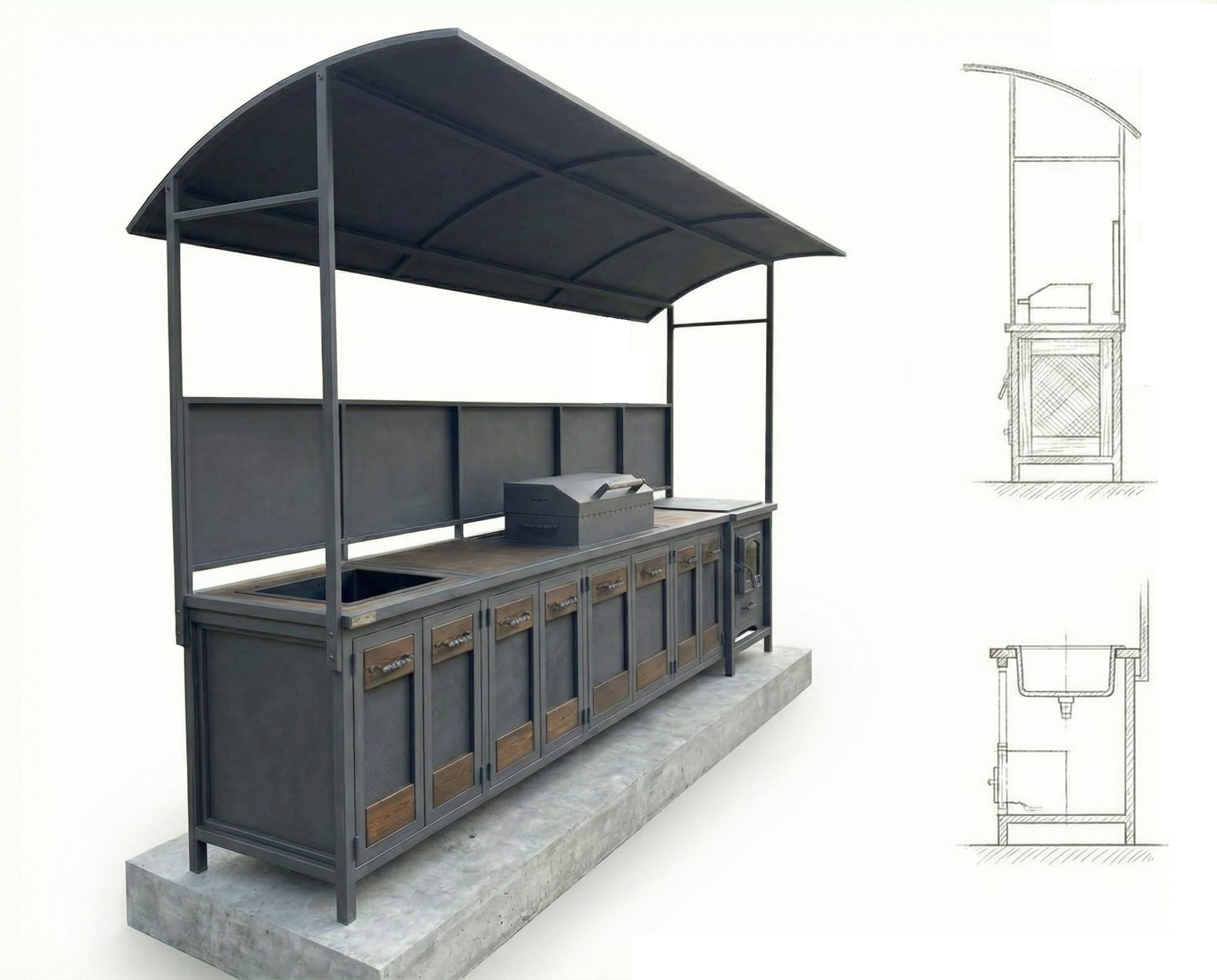 BBQ Captain (with roof) showcase image