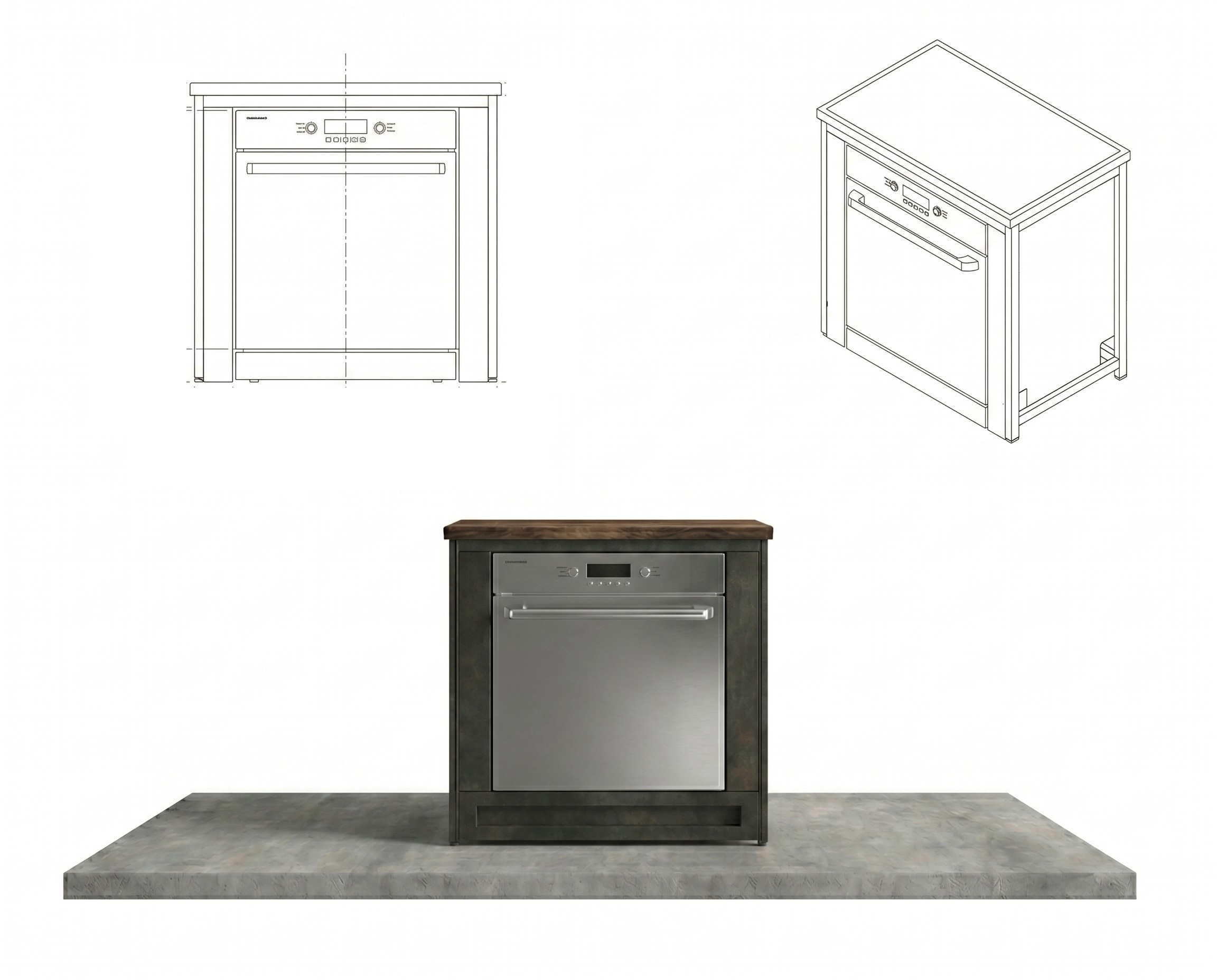 Dishwasher module (60x60)