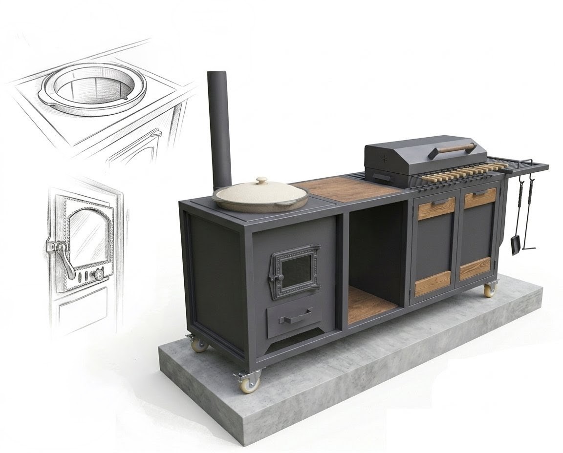BBQ Major (with wheel) showcase image