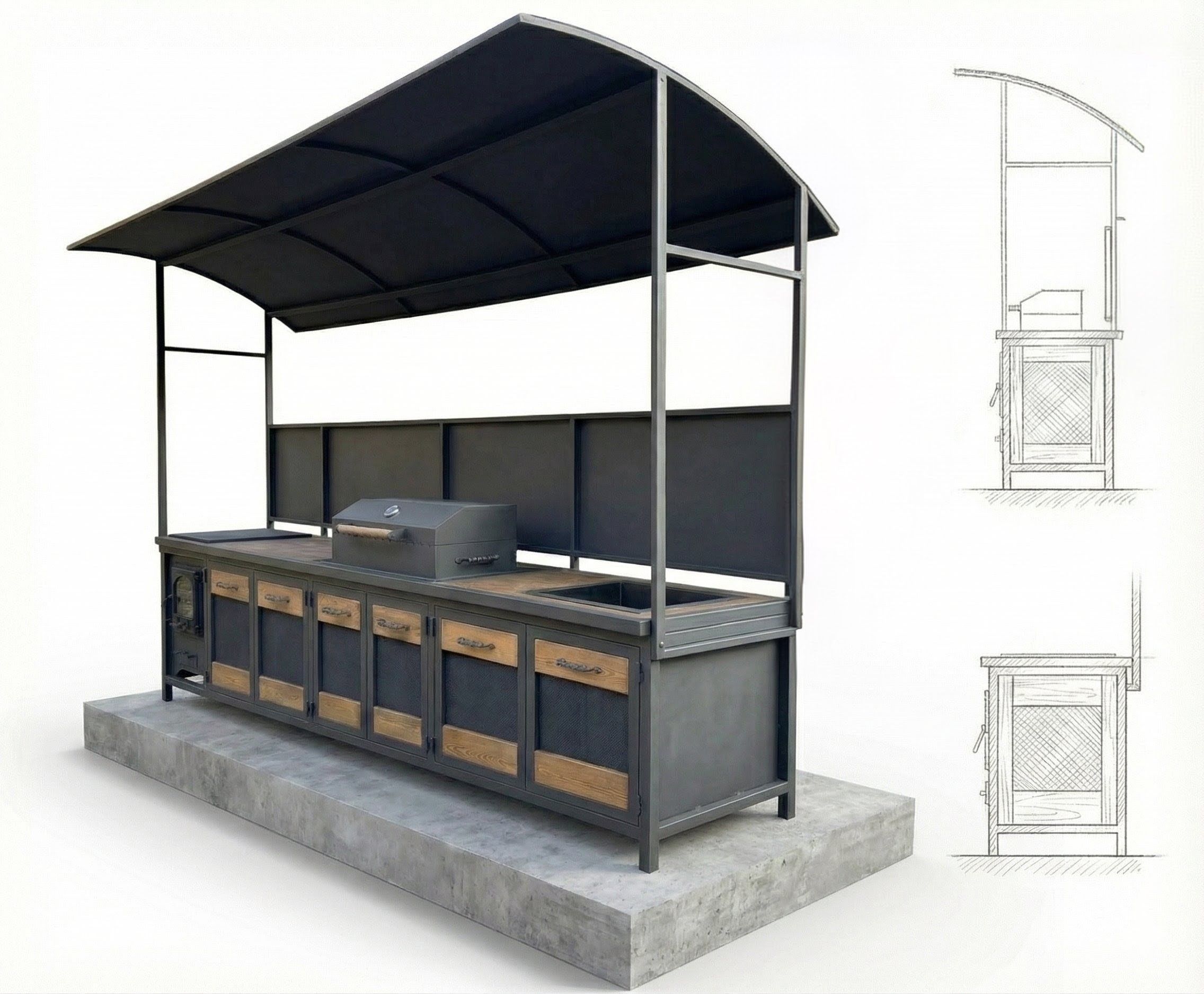 BBQ Admiral (with roof) showcase image